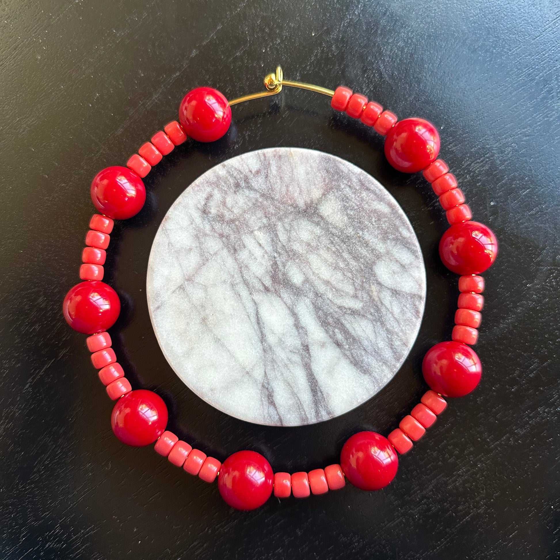 gold choker necklace, red coral choker, handmade statement jewellery, gold filled necklace, coral jewellery, red statement necklace, elegant choker, gemstone jewellery, handmade gold necklace, coral beads necklace, modern statement jewellery